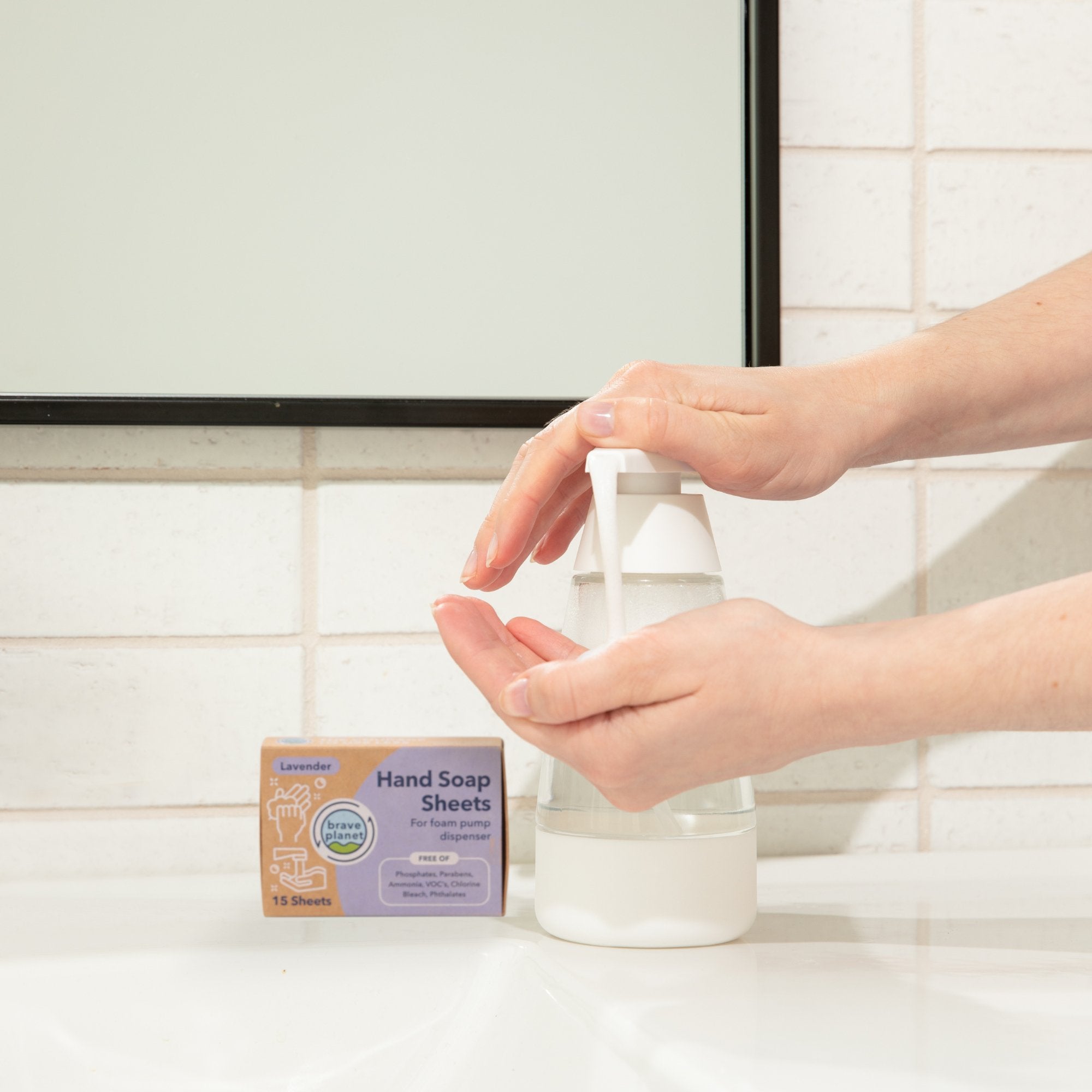 Hand Soap Sheets - Fragrance-Free - Shop Brave Planet