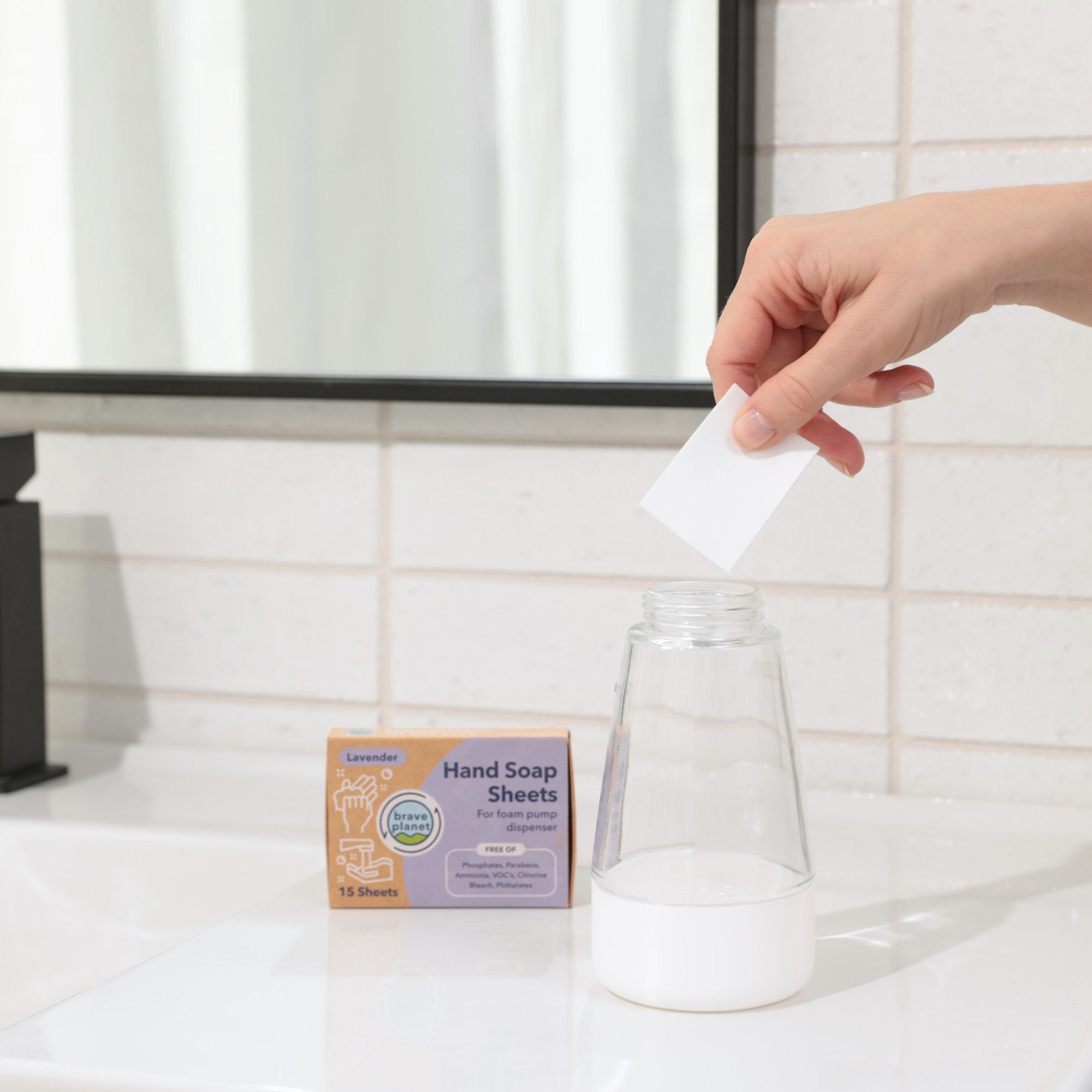 Hand Soap Sheets - Fragrance-Free - Shop Brave Planet