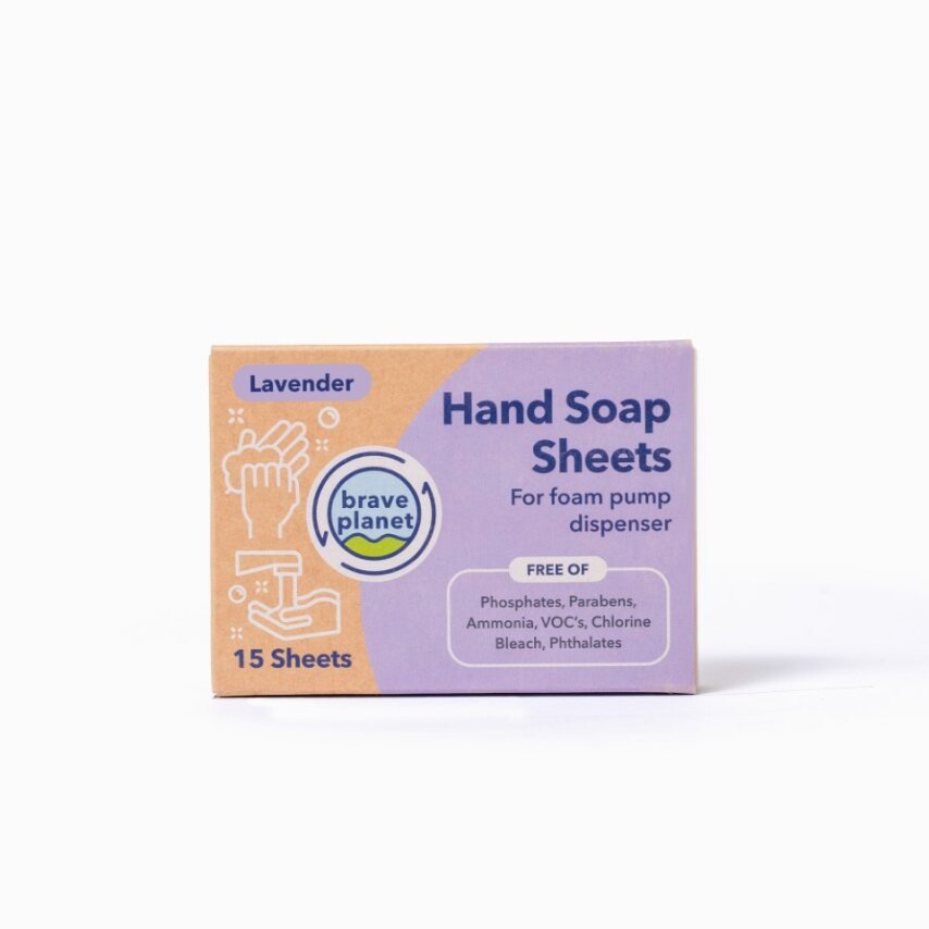 Hand Soap Sheets - Lavender Fragrance - Shop Brave Planet